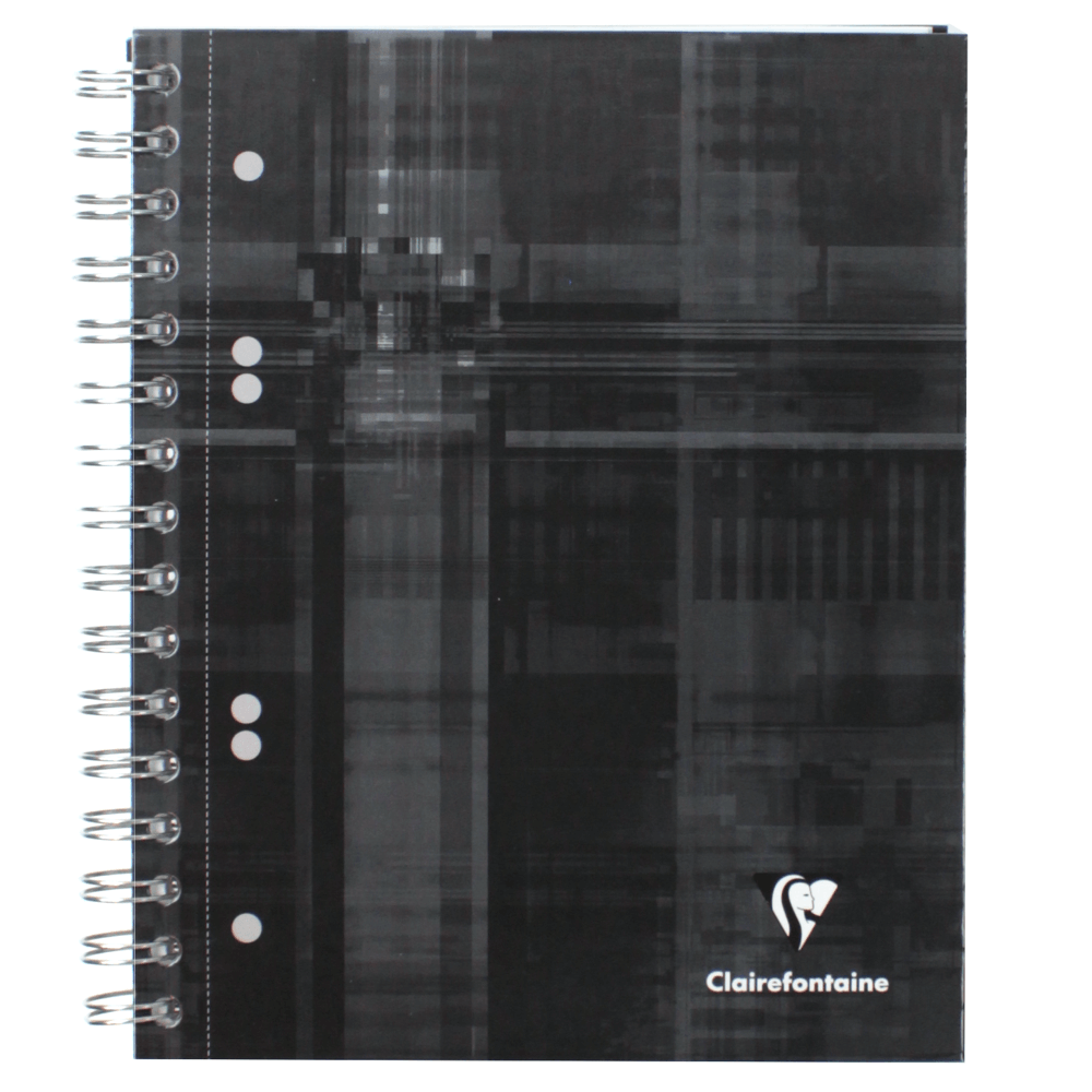 Caderno Quadriculado Bind'O Block Clairefontaine 16x21cm Preto